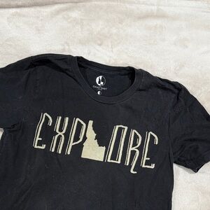 Black Explore Graphic T-Shirt